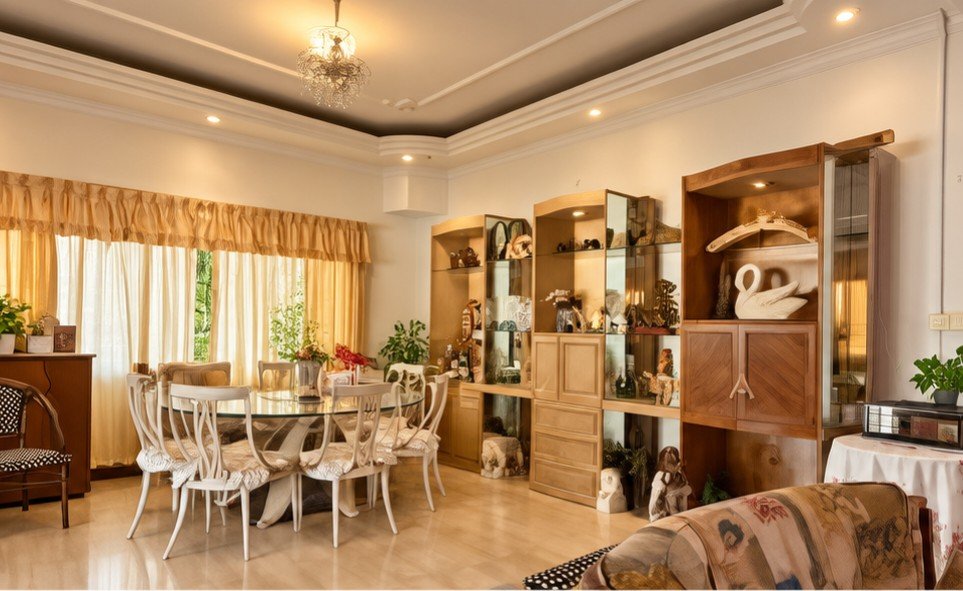 elegant two story traditional home interior 2