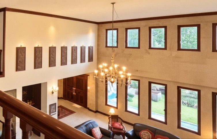 elegant two story traditional home interior 3